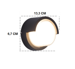 Cata Bora 7w Günışığı 3200 Kelvin Led Aplik Dış Mekan IP44 CT-7077