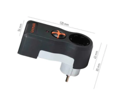 Tunçmatik Tekli Akım Korumalı Priz Anahtarlı, Fişe Takılan 1050 Joule TSK19019, TSK19020