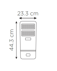 Schuar 200W Beyaz Işık 6500K Sensörlü Led Kumandalı Solar Sokak Armatürü SC-1723-B