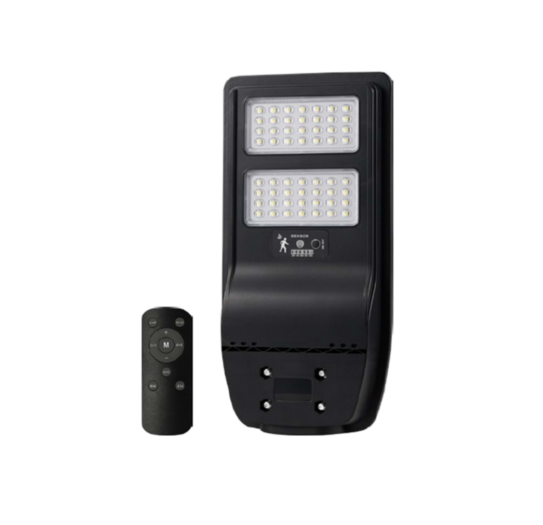 Schuar 200W Beyaz Işık 6500K Sensörlü Led Kumandalı Solar Sokak Armatürü SC-1723-B