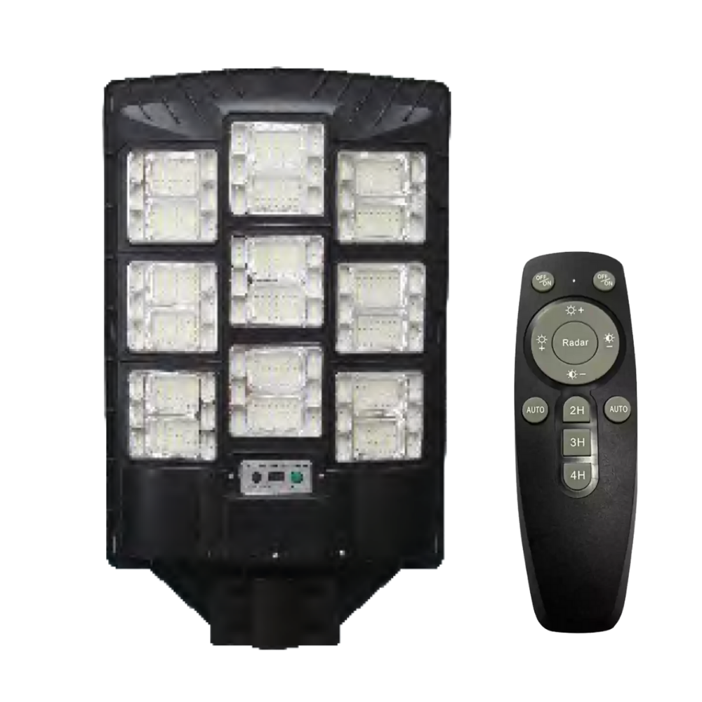 Noas 900W Beyaz Işık 6500K Sensörlü Led Kumandalı Solar Sokak Armatürü YL73-0910-S