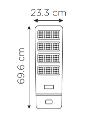 Wow 400W Beyaz Işık 6500K Sensörlü Led Kumandalı Solar Sokak Armatürü W-1040