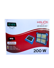 Helios 200W Portatif Taşınabilir Şarjlı Solar Led Projektör Dimlenebilir Işık HS 4016