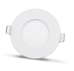 Schuar 3w Beyaz Işık 6500k 240 Lümen Sıva Altı Slim Led Panel Yuvarlak Alüminyum Kasa SC-1503-B