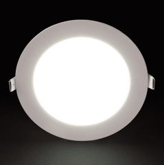 Schuar 9w Beyaz Işık 6500k 720 Lümen Sıva Altı Slim Led Panel Yuvarlak Alüminyum Kasa SC-1509-B