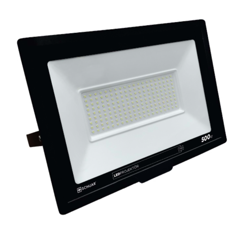 Schuar 500w LED Projektör Slim Beyaz Işık 6500k 42300 Lümen SC-1750-B