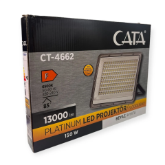 Cata 150w LED Projektör Beyaz Işık 6500k Platinium 13000 Lümen CT-4662
