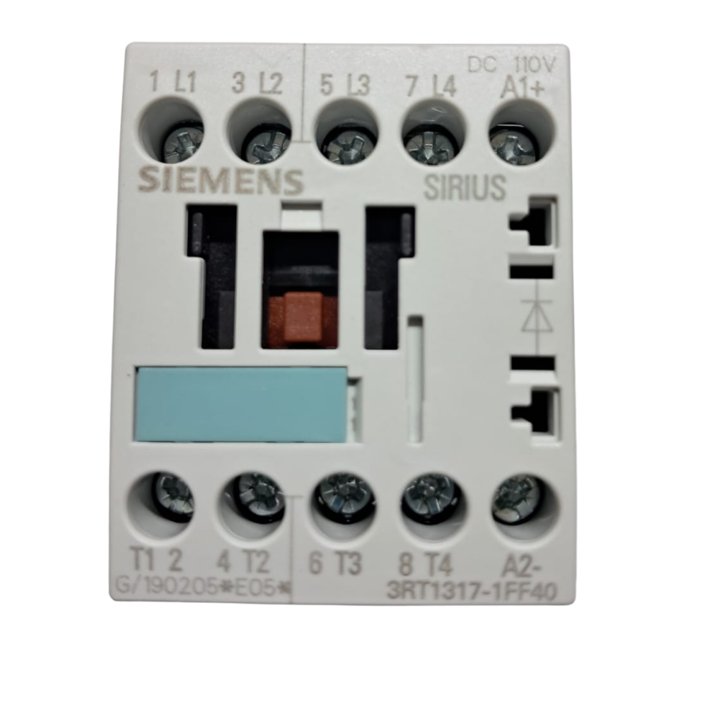 Siemens 3RT1317-1FF40 Sirius Kontaktör 22A 110V AC 14,5kW