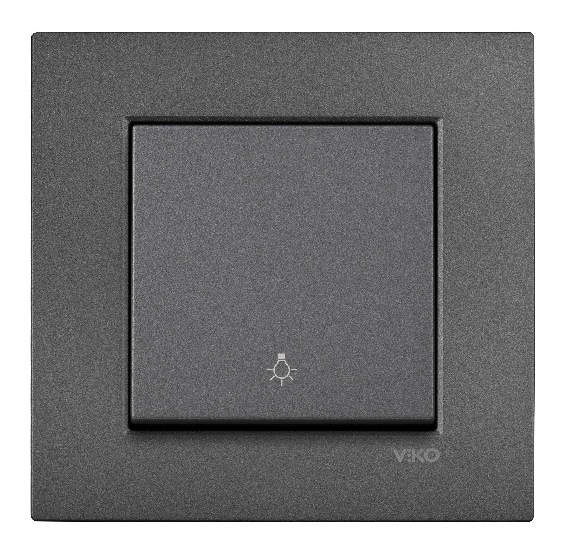 Viko Artline Novella Füme Light Yaylı Anahtar ÇERÇEVELİ