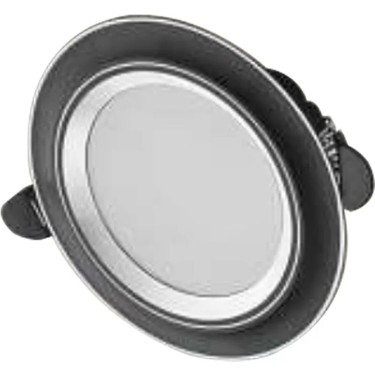 Cata 6W Zebra Led Armatür 3 Renk Işık Siyah - Krom Kasa Ct-5258