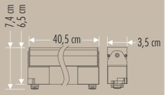 Cata ct-5396 Kama 40w 3200k Günışığı 40,5 Cm Led Ray Spot Armatür