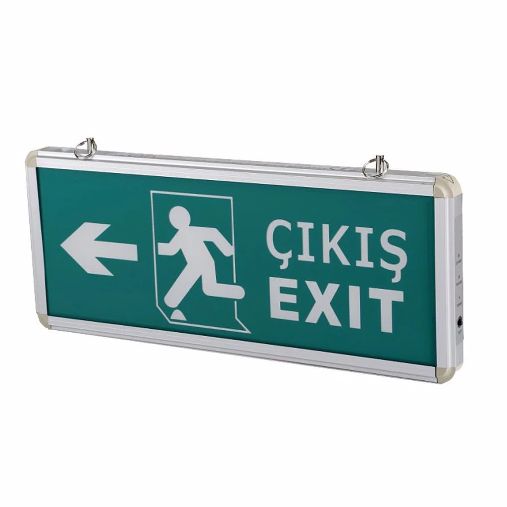 Cata Sağ-Sol Çift Yönlü 3W Exit Çıkış Armatürü Ledli 3 Saat Akülü CT-9170