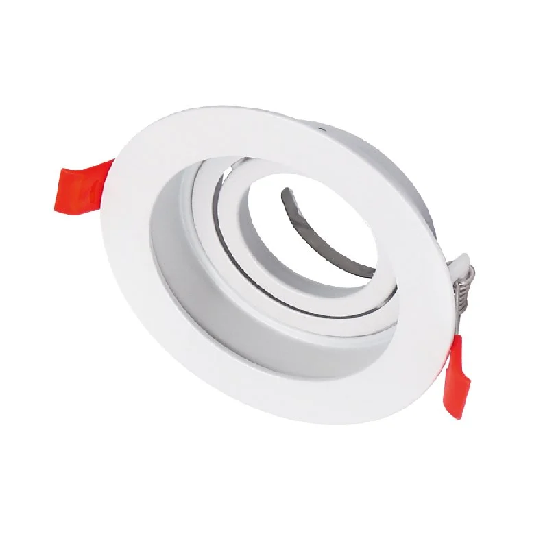 Cata Pars Beyaz Yuvarlak Alüminyum Dekoratif Spot Kasası CT-5229