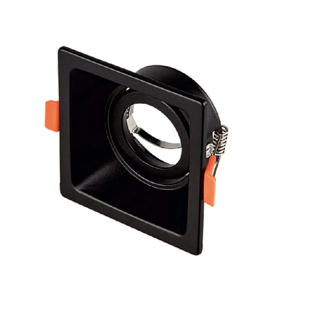 Cata Puma Siyah Kare Dekoratif Spot Kasası (Kare Delik Çapı) CT-5004