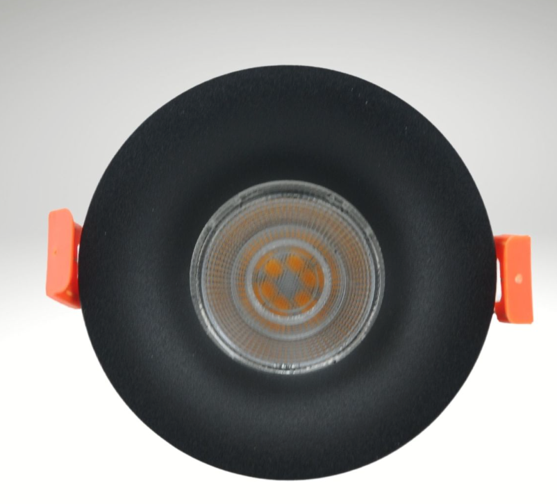 Cata Lion Siyah Yuvarlak Dekoratif Spot Kasası (Daire Delik Çapı) CT-5091