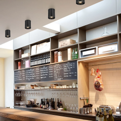 Cata Foça Siyah-Bakır 10x10cm Alüminyum Dekoratif Boş Spot Kasası CT-5421 SB