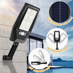 Cata 40W Beyaz Işık 6500K Sensörlü Led Kumandalı Solar Sokak Armatürü CT-4693