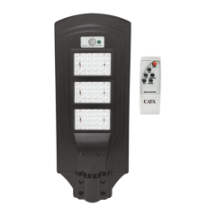 Cata 180W Beyaz Işık 6500K Sensörlü Led Kumandalı Solar Sokak Armatürü CT-4692