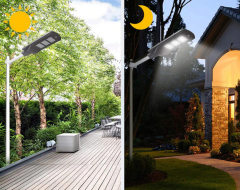 Cata 300W Beyaz Işık 6500K Sensörlü Led Kumandalı Solar Sokak Armatürü CT-4642