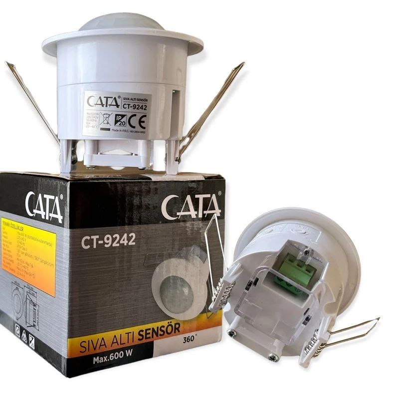 Cata 600 Watt 360 Derece Sıva Altı Hareket Sensörü Ct-9242