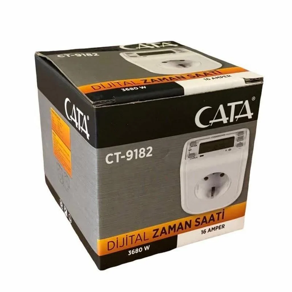 Cata 3680 Watt Dijital Ayarlanabilir Prizli Zaman Saati ct-9182