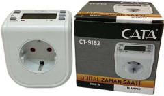 Cata ct-9182 Dijital Ayarlanabilir Prizli Zaman Saati 3680 Watt