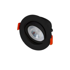 Cata Lal 7 Watt Sıva Altı Siyah Kasa Yuvarlak Cob LED Spot 470 Lümen CT-5200