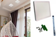 Cata 18w Beyaz Kasa Beyaz Işık 6400k Sıva Üstü Kare Led Panel ct-5234