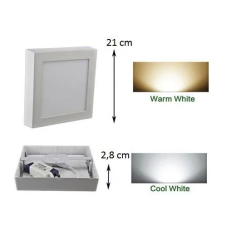 Cata 18w Beyaz Kasa Beyaz Işık 6400k Sıva Üstü Kare Led Panel ct-5234