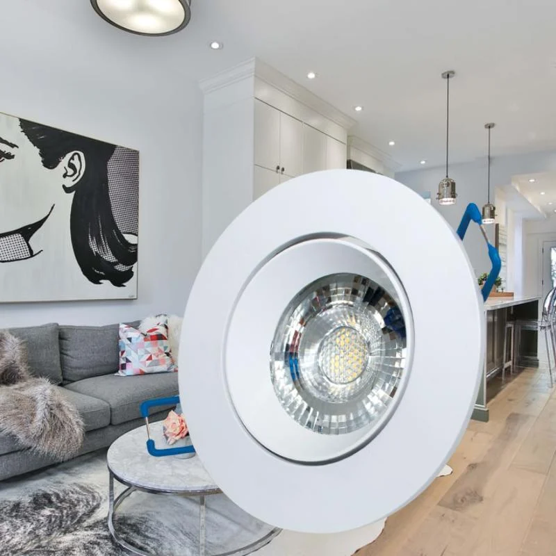 Cata Safir 8 Watt Sıva Altı Beyaz Kasa Yuvarlak Cob LED Spot 530 Lümen CT-5256