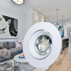 Cata Safir 8 Watt Sıva Altı Beyaz Kasa Yuvarlak Cob LED Spot 530 Lümen CT-5256