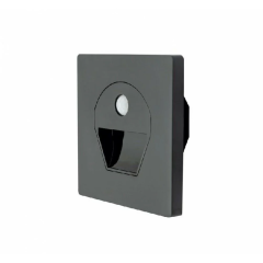 Cata 1W Ct-5170s Sensörlü Fotoselli Koridor Armatürü Led Aydınlatma Siyah Kasa
