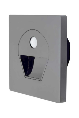 Cata 1W Ct-5170s Sensörlü Fotoselli Koridor Armatürü Led Aydınlatma Füme Kasa