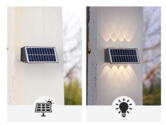 Cata Kos 20w Günışığı 3200k Solar Led Aplik Dış Mekan IP44 CT-8010
