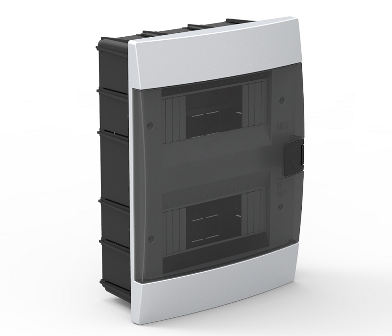 Horoz 24'lü Sıva Altı Sigorta Kutusu İki Katlı IP40 Beyaz Kasa 600 000 241