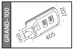 Horoz 120W Beyaz Işık 6500K Sensörlü Led Kumandalı Solar Sokak Armatürü 074 009 0100