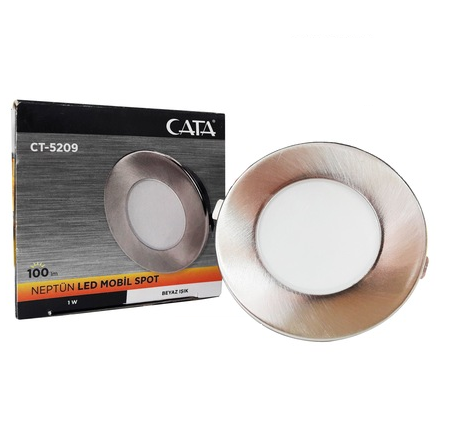 Cata Neptün 2W Ct-5209 Koridor Armatürü Led Aydınlatma Mobil Spot