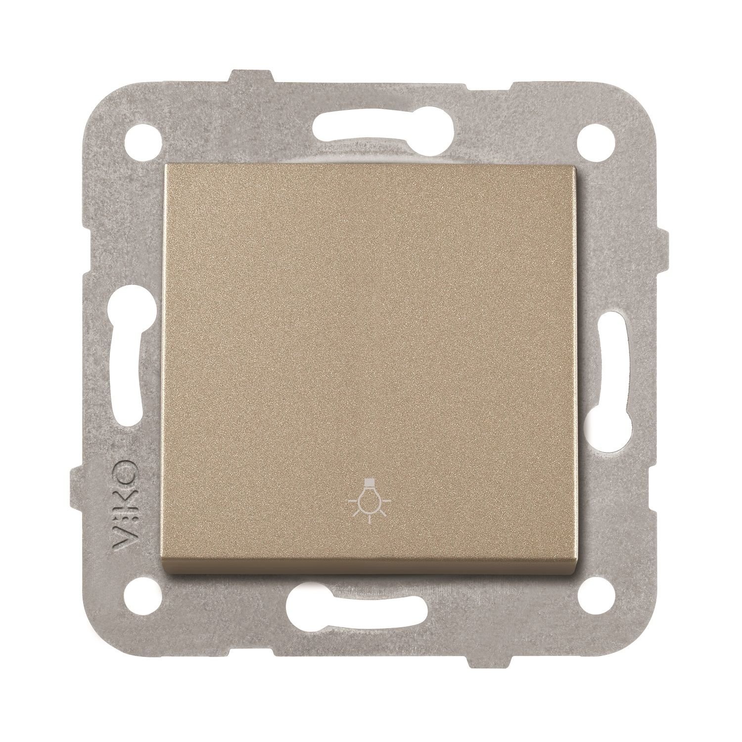 Viko Artline Novella Bronz Light Yaylı Anahtar Çerçevesiz 92605203