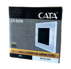 Cata 3W Ct-5176 Işıltılı Koridor Armatürü Led Aydınlatma Beyaz