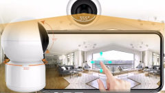 Cata 360 Derece Dönebilen Wi-Fi Akıllı IP Kamera CT-4050