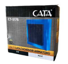 Cata 3W Ct-5176 Işıltılı Koridor Armatürü Led Aydınlatma Mavi