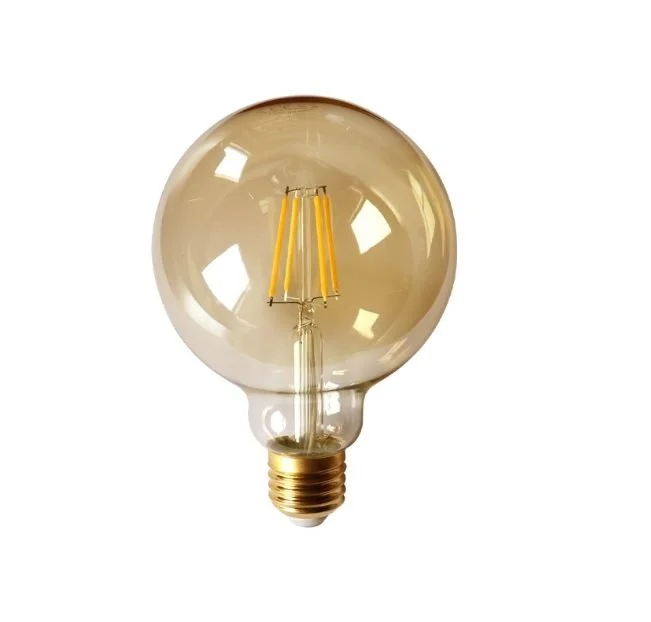 Cata 6W CT-4286 Rustik G-95 Uzun Filament Led Glop Ampul - Sarı Işık (2700K)