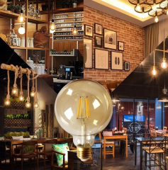 Cata 6W CT-4286 Rustik G-95 Uzun Filament Led Glop Ampul - Sarı Işık (2700K)