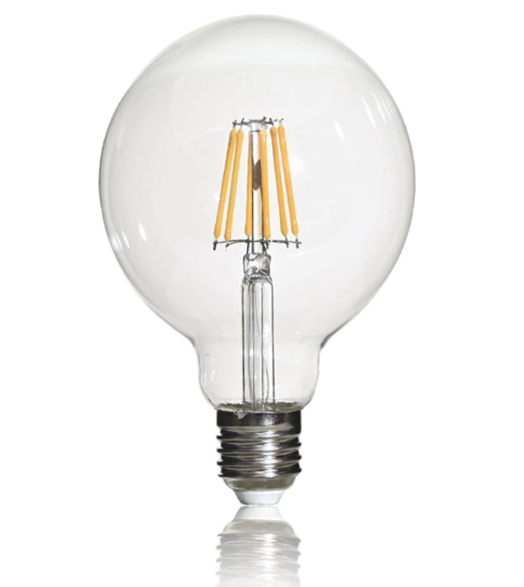 Cata 6W CT-4354 Uzun Filament G-95 Led Glop Ampul - Günışığı (3200K)