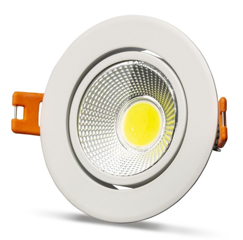 Noas Mercan 5 Watt Sıva Altı Beyaz Kasa Yuvarlak Cob LED Spot YL28-0500, YL28-0501