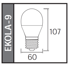 Horoz 9W Led Ampul Linear 1000 Lümen E27 Duy Ekola-9