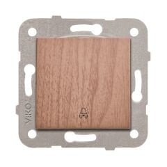 Viko Artline Novella Ceviz Zil Anahtarı Çerçevesiz 92615106