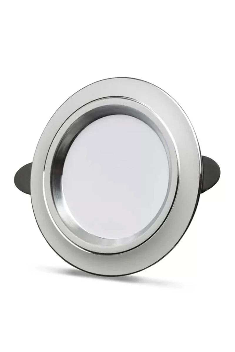 Cata 6W Zebra Led Armatür 3 Renk Işık Beyaz - Krom Kasa Ct-5257