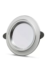 Cata 6W Zebra Led Armatür 3 Renk Işık Beyaz - Krom Kasa Ct-5257