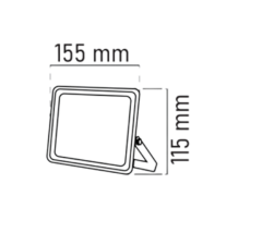 Noas 50w LED Projektör Ultra Slim 4000 Lümen YL70-1050, YL70-1051